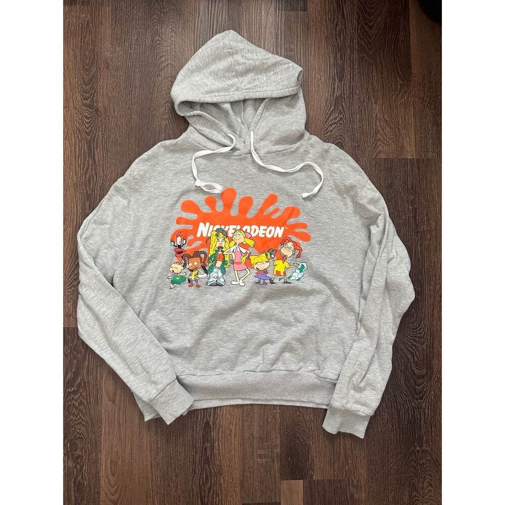 Nickelodeon Hoodie Cartoon Graphic Sweatshirt Juniors Size XXL